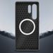 Compatible With Samsung S25 Ultra Phone Skin Feel Color-Block Simple Anti-Drop Matte Full Coverage Magnetic Case For Men_voghion.com