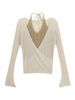 Knitted For Women Korean Style Early Autumn Outfit Top Two-Piece Atmosphere Design Sexy Slim Fit_voghion.com