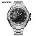 Men's Multifunctional Digital Analog Watch With Stainless Steel Band, Waterproof, Alarm, Calendar & Luminous Display Sports Men's Watch_voghion.com