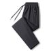 Pantaloni casual da uomo in grafene - Pantaloni invernali caldi e larghi con ginocchiere e fodera in velluto (nero/grigio/marrone)_voghion.com