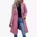 Eleganter langer Wollmantel für Damen – Zweireihiger Trenchcoat mit Gürtel und schmaler Passform, perfekt für Herbst und Winter_voghion.com