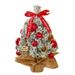 Premium Flocked Christmas Tree LED Light Set - Elegant Tabletop Decor For Home, Office & Holiday Parties_voghion.com