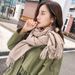 24 Autumn/Winter Solid Color  Scarf Women's Versatile Super Soft Shawl Cashmere Neck Gift_voghion.com