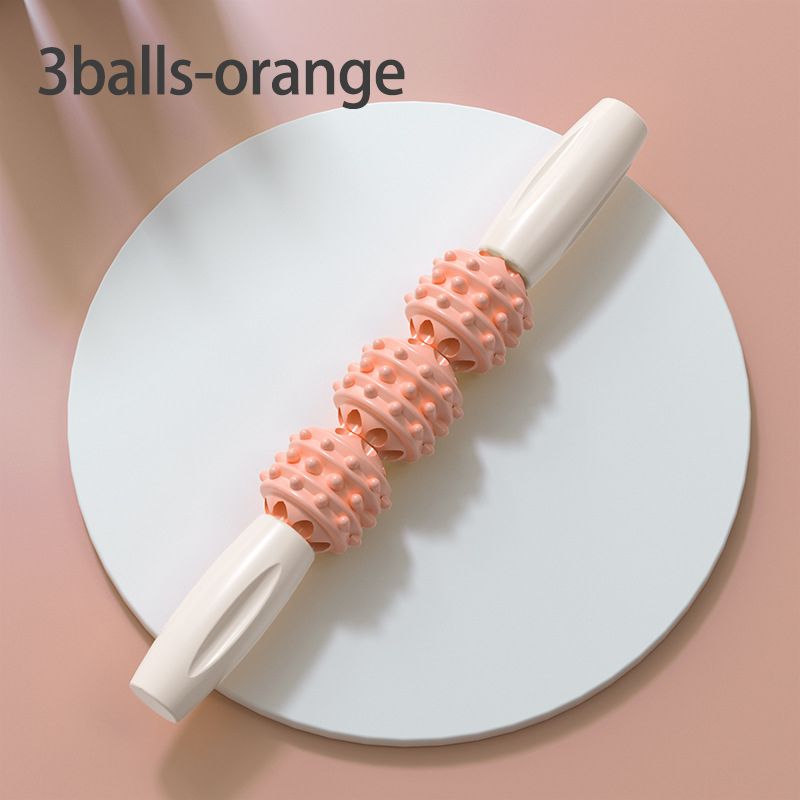 Fitness Yoga Roller Massage Stick Mace Stick Deep Relaxation Muscle Multi-Function Spiky Trigger Point Relief Muscle Pain_voghion.com