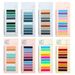 Yueda 40 Color Morandi Index Sticker Translucent Label Fluorescent Indication Post-it Notes Student Supplies Transparent Sticker_voghion.com