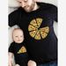 Parent Child Outfit Pizza Summer Mother Daughter Outfit T Shirt Family Of Three Or Four Father Son Outfit Short Sleeved T Shirt_voghion.com