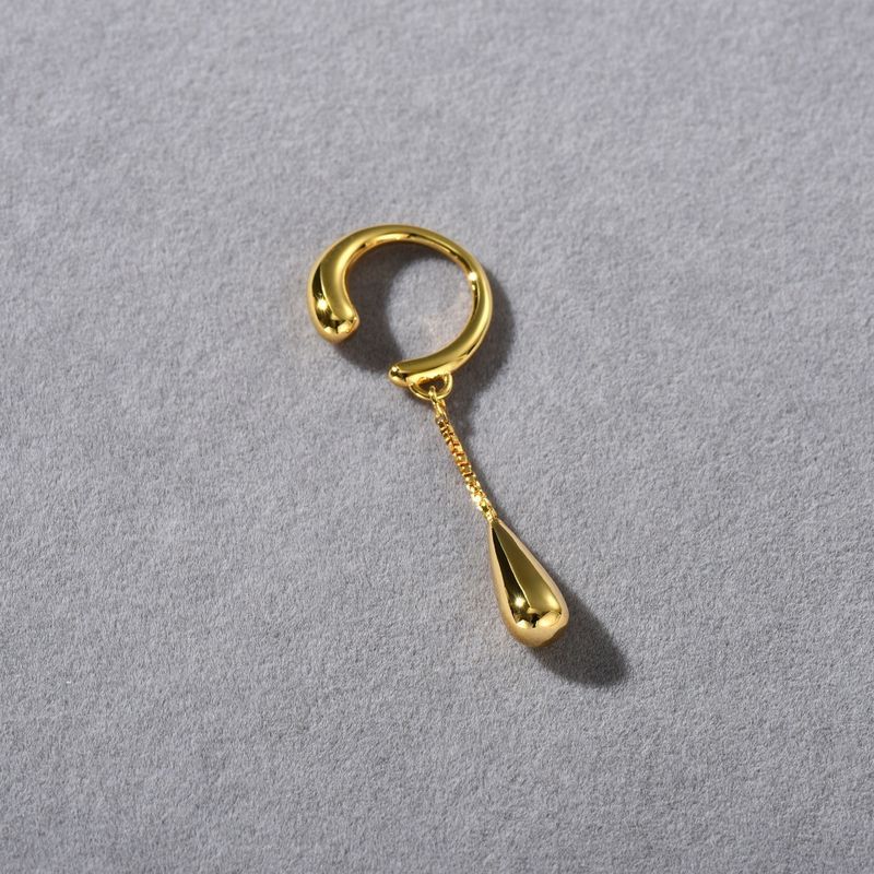 Stile freddo, personalità semplice, nappa, pendente a goccia, temperamento osseo, tendenza unica, clip per orecchio_voghion.com