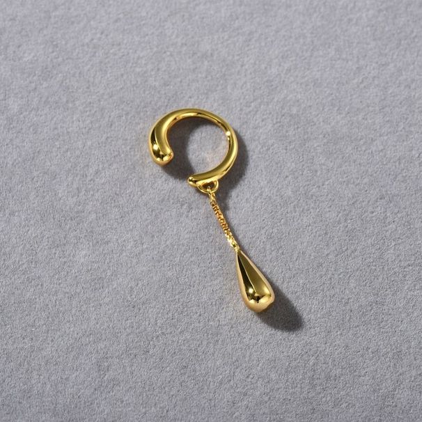 Stile freddo, personalità semplice, nappa, pendente a goccia, temperamento osseo, tendenza unica, clip per orecchio_voghion.com