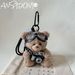Niedliche Kamera Panda Plüsch Rucksack Anhänger Schlüsselanhänger Bär hängen Ornament kreative High-End-Geschenk Pilot_voghion.com