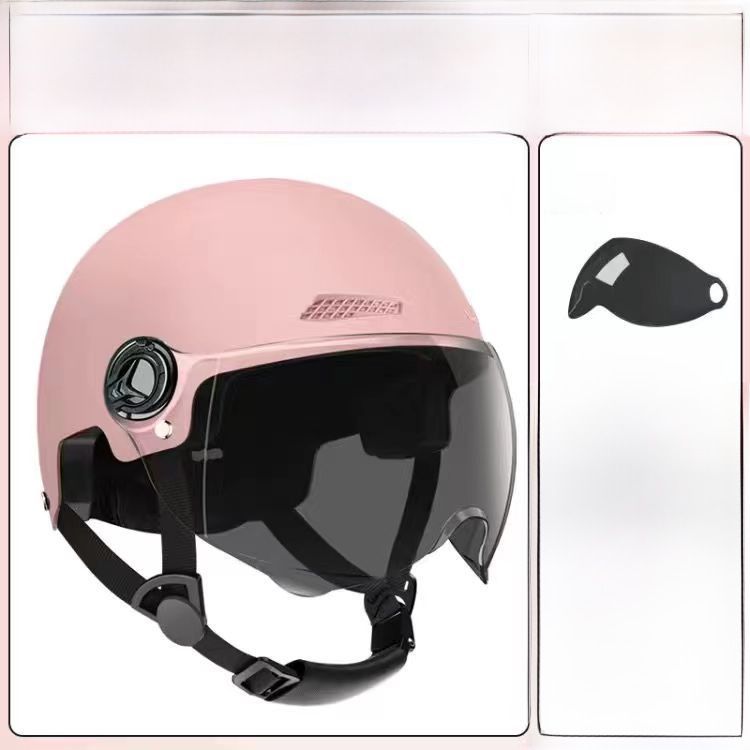 Elbilhjelm Sommersolbeskyttelse for menn og kvinner elbilhjelm lett halvhjelm_voghion.com