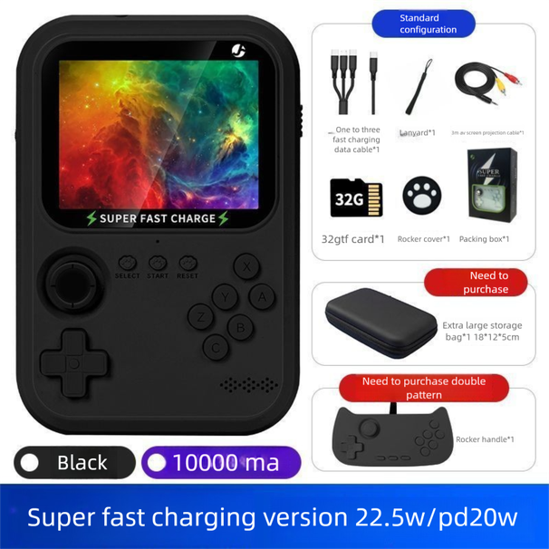 Console di gioco portatile digitale multifunzionale retrò con doppio lettore e schermo di proiezione del nuovo modello 2025_voghion.com