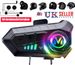 Bluetooth Motorrad Helm Intercom Headset Drahtlose Motorrad Kopfhörer + 2 Mic_voghion.com