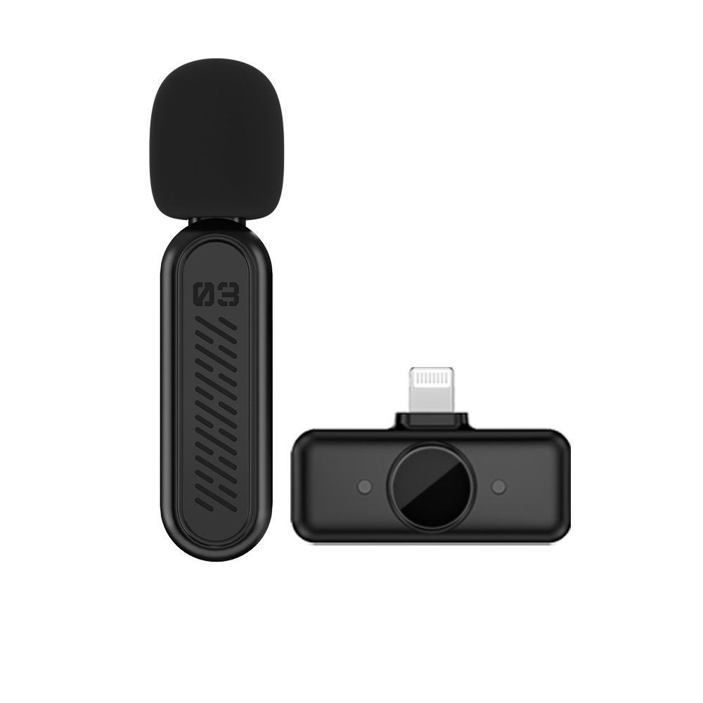 Lavalier sem fio de sucção magnética modelo privado para recepção de celular, redução de ruído inteligente, ao vivo ao ar livre_voghion.com