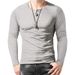 T-shirt da uomo a maniche lunghe autunno e inverno_voghion.com