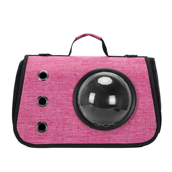 New Cat And Dog Bag With Large Space Transparent And Comfortable For Going Out Foldable And Portable Hand-held Pet Bag_voghion.com