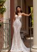 Women's Clothing Elegant Strapless Mermaid Wedding Dress With Lace Detailing, Waist-Cinching Silhouette For Brides And Formal Events_voghion.com