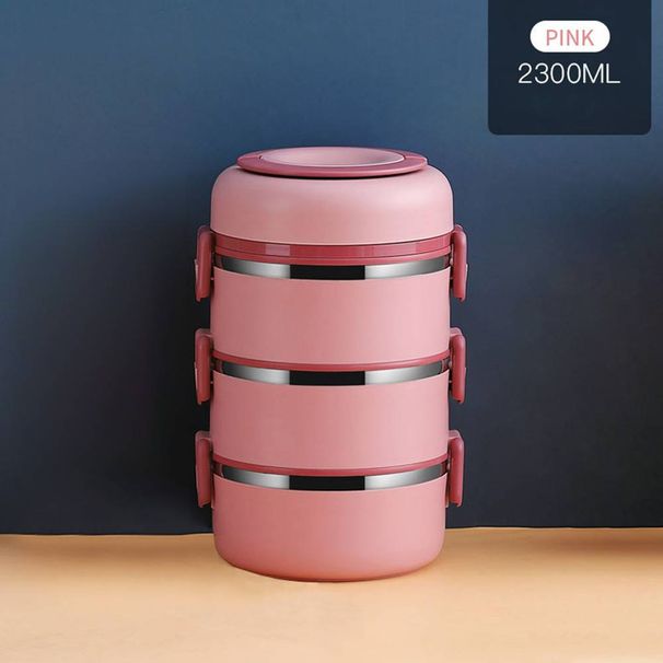 Thermo-Lunchbox für Kinder, Edelstahl-Lebensmittelbehälter, auslaufsichere Bento-Box, japanisches Essensglas für Schule, Büro_voghion.com