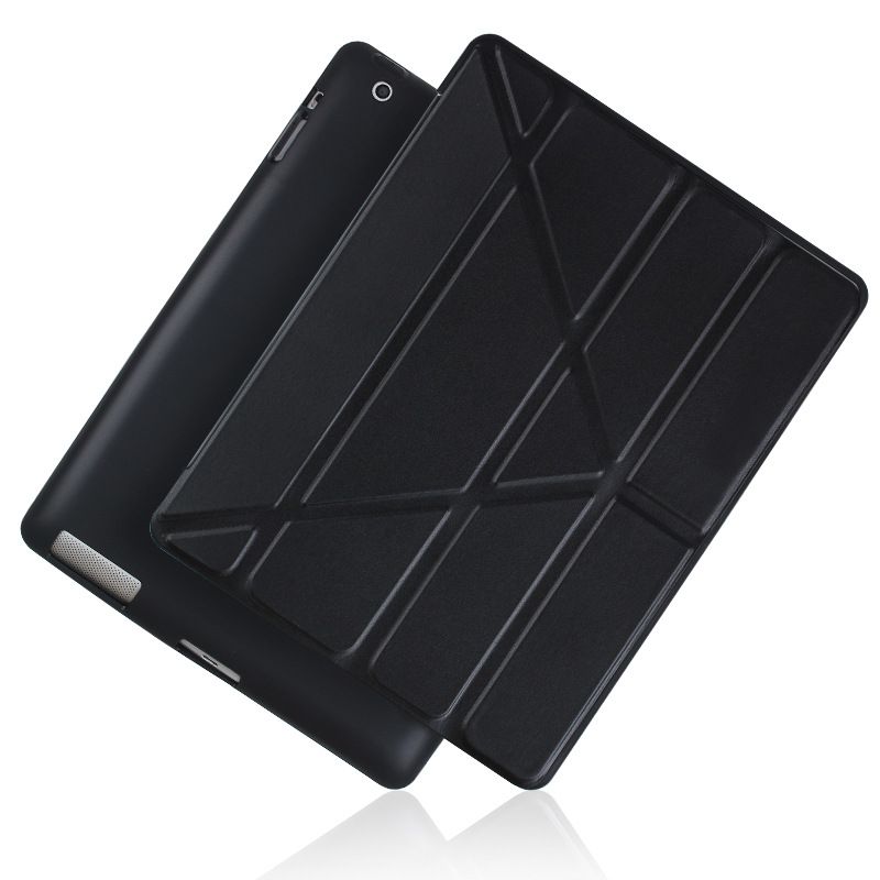 iPad-seriens skyddsfodral för surfplattor har ett Y-format vikbart fäste och stöder automatiska sömn- och väckningsfunktioner_voghion.com