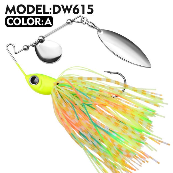 Bearded Man Anti-Hook Bottom Lure 10G 14G Tassel Sequin Levensecht Aas Spinnerbait_voghion.com