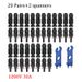 100/50/20/10/5 Pairs DC Solar Connector 1000V30A Panel Plug IP67 Waterproof Connectors Kit For PV/MC Cable 2.5/4/6mm2_voghion.com