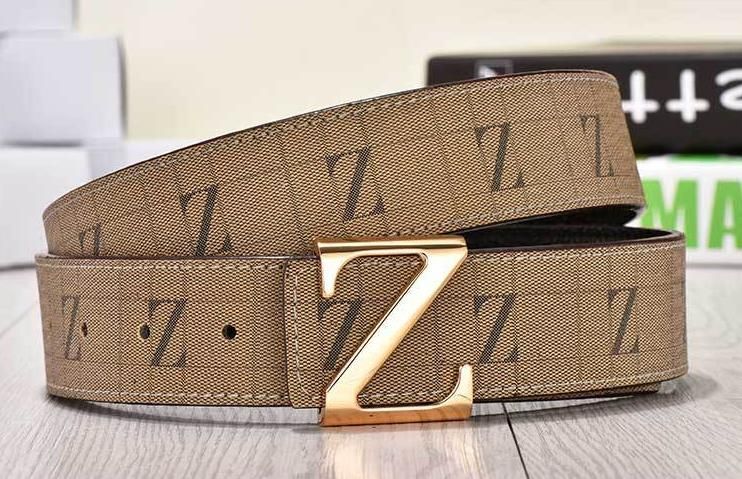 Νέες σχεδιαστικές ζώνες με καλή πόρπη για άνδρες Μόδα ανδρική γυναικεία δερμάτινη ζώνη_voghion.com