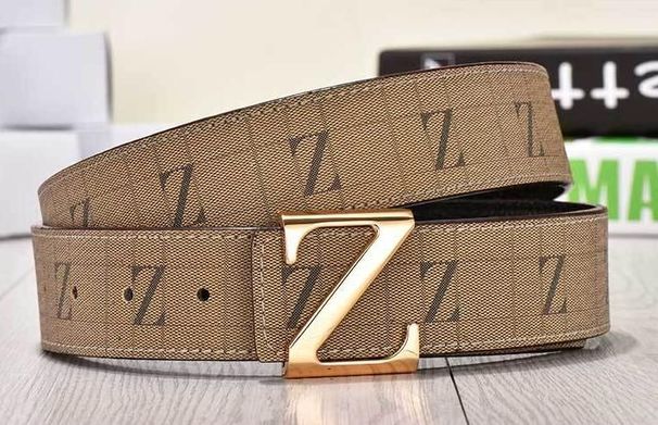 Νέες σχεδιαστικές ζώνες με καλή πόρπη για άνδρες Μόδα ανδρική γυναικεία δερμάτινη ζώνη_voghion.com