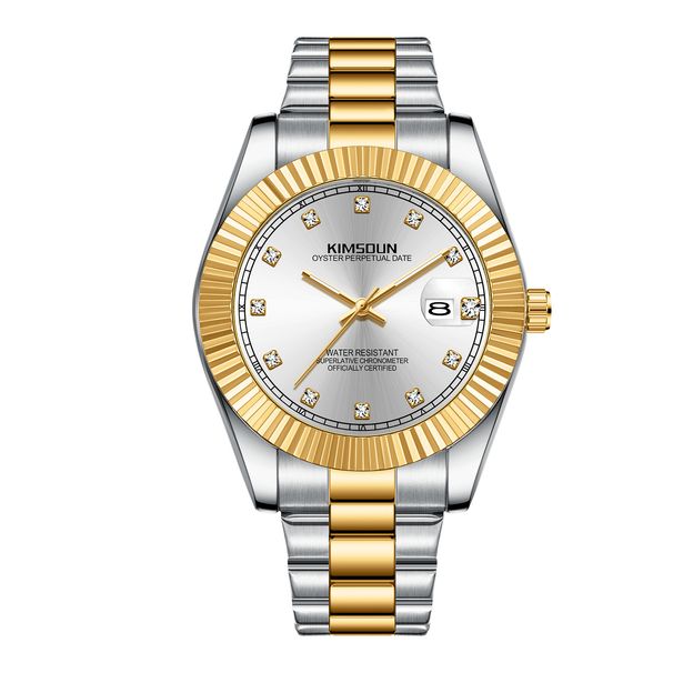 Terasribaga meestekell Veekindel kvartskell Ärimeeste käekell_voghion.com