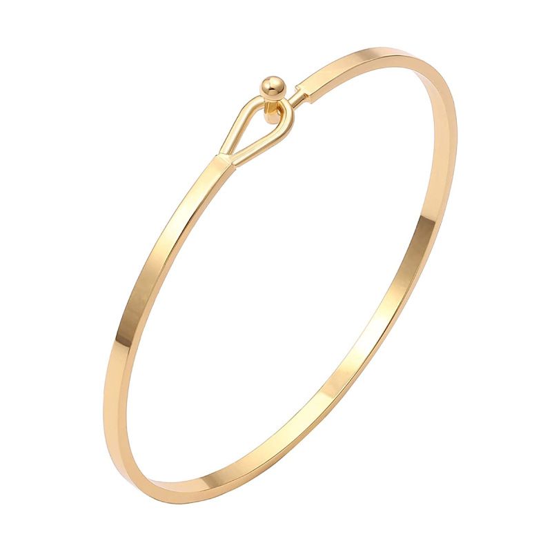 Braccialetto in rame da donna, versatile e semplice, con design di nicchia, alla moda, Qiaojin_voghion.com