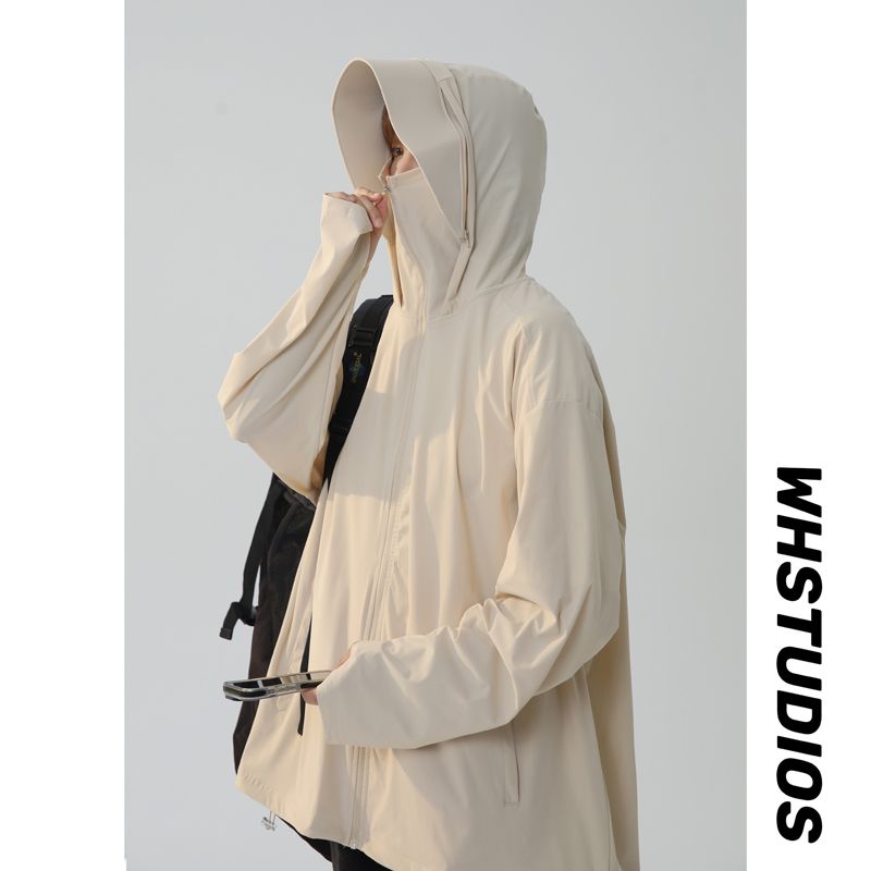 Senma Damen UPF50 + Abnehmbarer Hut Sonnenschutzkleidung_voghion.com