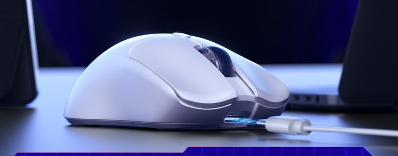 Wolf Spider SC580SE Draadloze Muis Bluetooth Drie-Modus Lichtgewicht Slimme Gaming Macro Programmering Computer Kantoor_voghion.com