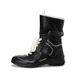 Damenschuhe Rindsleder Höhenverstärkende Kleine Match Retro Boxstiefel Deutsche Trainings Kurze Stiefel_voghion.com