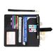 RFID-blockéierend Reespassportemonnaie - Multifunktionell laang Dokumentenorganisator fir Ticketen & ID-Kaarten_voghion.com