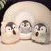 Penguin Plush Cute Toy Pet Nest Doll Doll Ocean Museum Souvenir Wholesale Grey Seed Nest Penguin Small_voghion.com