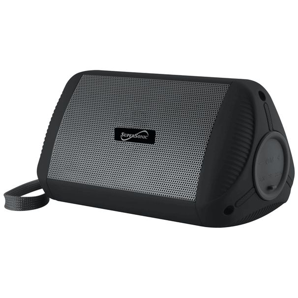 Supersonic IPX6 Water-Resistant Portable BT Speaker With True Wireless Technology_voghion.com