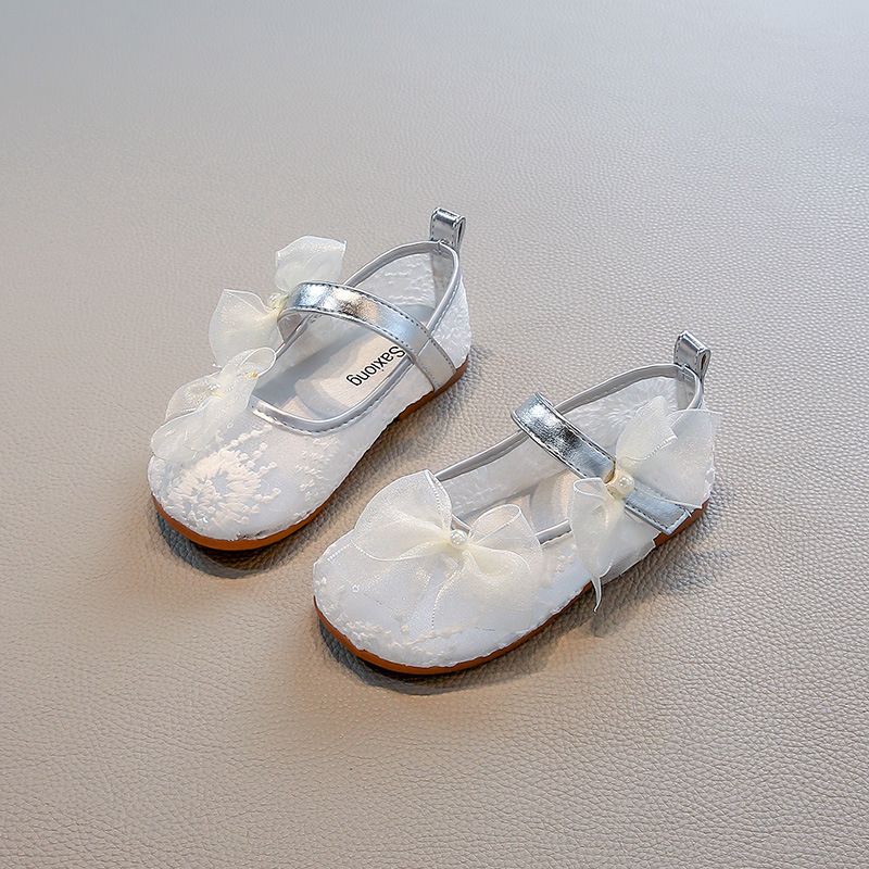Kinder Schuhe Mädchen Prinzessin Schuhe Sommer Neue Mädchen Stilvolle Mesh Bogen Prinzessin Strand_voghion.com