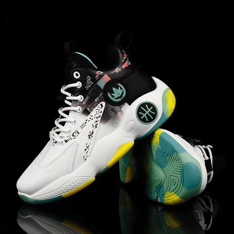 Men’s Shoes spring and autumn new sports shoes youth running student leisure high top basketball shoes dad shoes_voghion.com