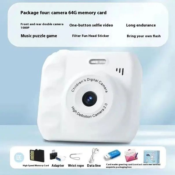 Xiaomi Youpin HD Cute Dual Digital Polaroid Student Campus lahko posname fotografije in jih prenese v mobilni fotoaparat_voghion.com