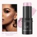 Qic Qi Ni Color Highlight Contour Brightening Shadow Stick Base de maquillaje tridimensional para rostro Lápiz de gusano de seda para ojos Rubor en barra_voghion.com