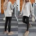 Women's Autumn And Winter Long Sleeve Round Neck Sweatshirt Solid Color Casual Bottoming Shirt_voghion.com