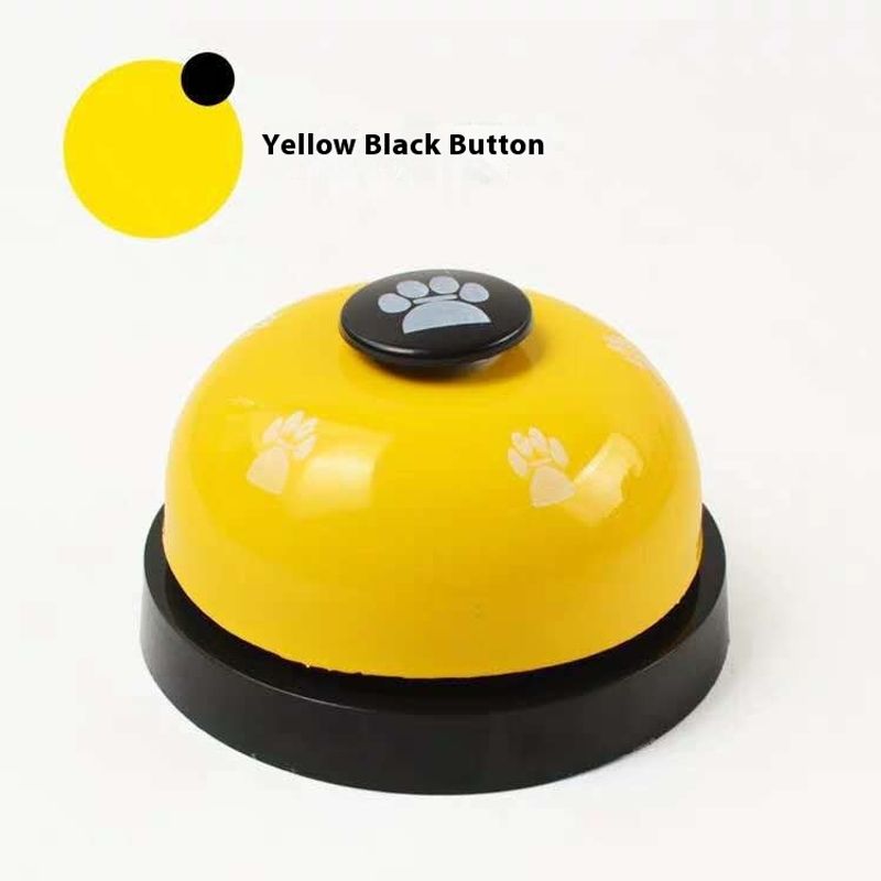 Cat and Trainer Pet Footprint Ringing Teddy Ringer Called Meal Dog Intelligence Toy Bell_voghion.com