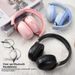 Wireless-Bluetooth Headphones With Magnetic Ear Cushions,Noise Cancelling,Lightweight Comfort For Games&Sports,MultiColors,High Quality,Collapsible_voghion.com