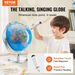 VEVOR Talking World Globe, 9 In/228.6 Mm, Interactive Globe For Kids Early Learning Teaching, Educational Globe With Smart Talking Pen LED Night Lig_voghion.com