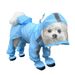 Impermeabile trasparente per cani e cuccioli, con cappuccio, impermeabile, in PVC morbido, per cani di piccola taglia, poncho antipioggia per cuccioli_voghion.com
