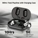 Open BT 5.4 Headphones, Wireless Earbuds Sport Over Earphones Built-in Mic with Hooks 50H Playtime Ear Buds LED Display_voghion.com