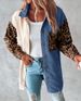 Women's clothing ready-made hot-selling leopard print sequin splicing jacket_voghion.com