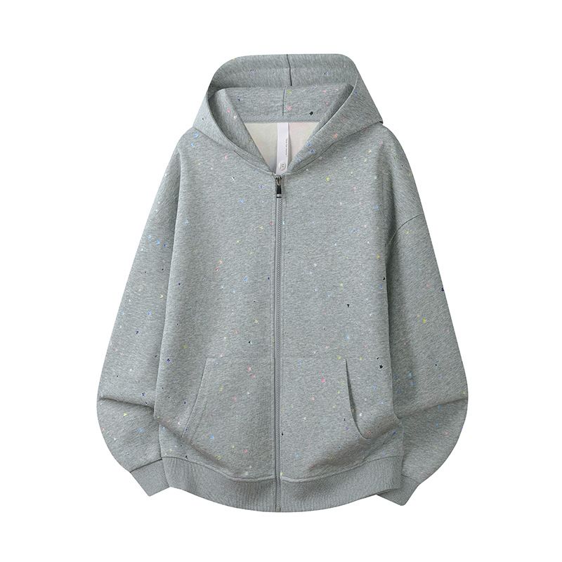 Men's Clothing Autumn New Style All Star Cardigan Hooded Sweatshirt Men's Loose Casual Sports Zipper Jacket Unisex_voghion.com