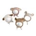 Cappello per neonati Cappello per neonati con piccole orecchie carine in peluche con lacci, cappello caldo autunnale e invernale_voghion.com