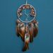 High-end Colorful Crystal Stone Tree Of Life Dream Catcher Peacock Feather Homestay Room Decoration Cross-border Foreign_voghion.com