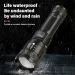 High Strong Power Led Flashlights 2000LM Tactical Torch With Display Light USB Charging Camping Fishing Emergency Zoom Lantern_voghion.com