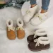 Free Delivery Designer Woman Cotton Comfortable Snow With Short Sleeves And Plush Outdoor Winter Boots_voghion.com